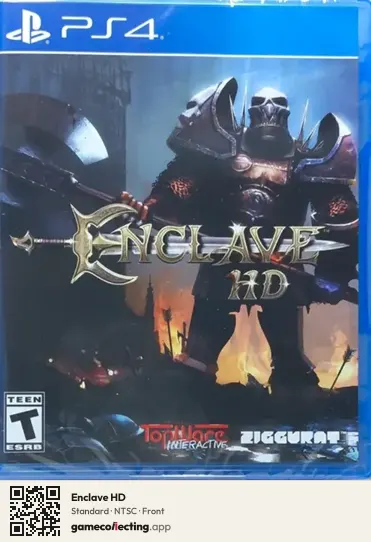 Enclave HD PlayStation 4, NTSC box front