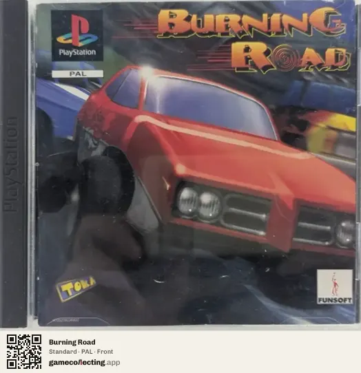 Burning Road PlayStation, PAL box front