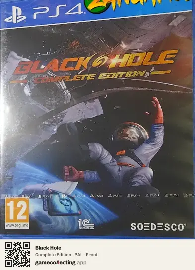 Black Hole PlayStation 4, PAL box front