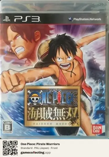One Piece: Pirate Warriors PlayStation 3, Japan box front