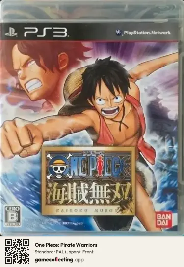 One Piece: Pirate Warriors PlayStation 3, Japan box front