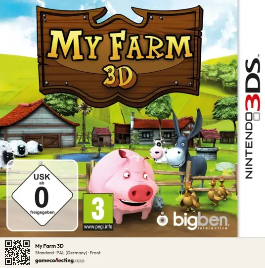 My Farm 3D Nintendo 3DS, Germany box front