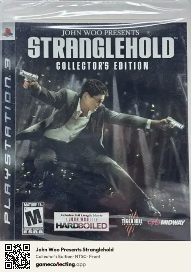 John Woo Presents Stranglehold PlayStation 3, NTSC box front