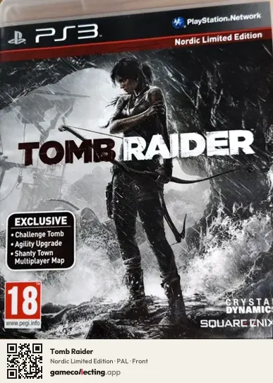 Tomb Raider PlayStation 3, PAL box front