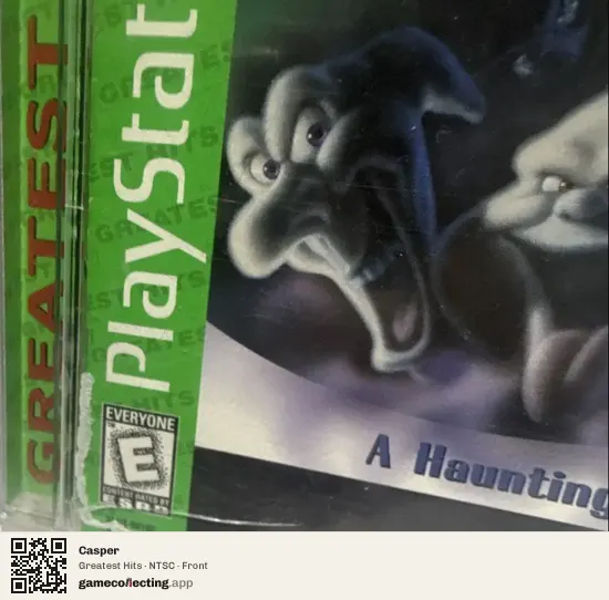 Casper PlayStation, NTSC box front