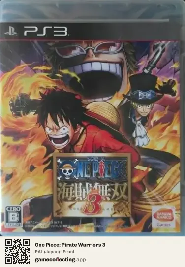 One Piece: Pirate Warriors 3 PlayStation 3, Japan box front