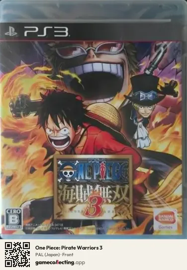 One Piece: Pirate Warriors 3 PlayStation 3, Japan box front
