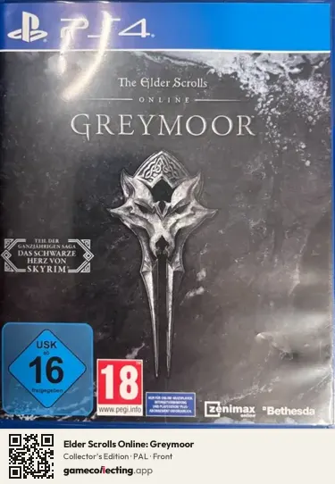 Elder Scrolls Online: Greymoor PlayStation 4, PAL box front