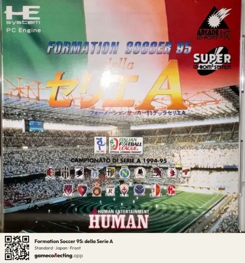 Formation Soccer 95: della Serie A TurboGrafx-CD, Japan box front