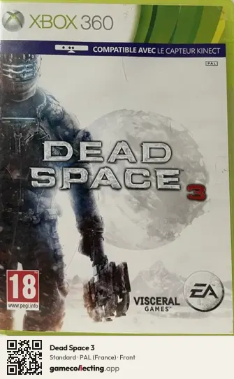 Dead Space 3 Xbox 360, France box front
