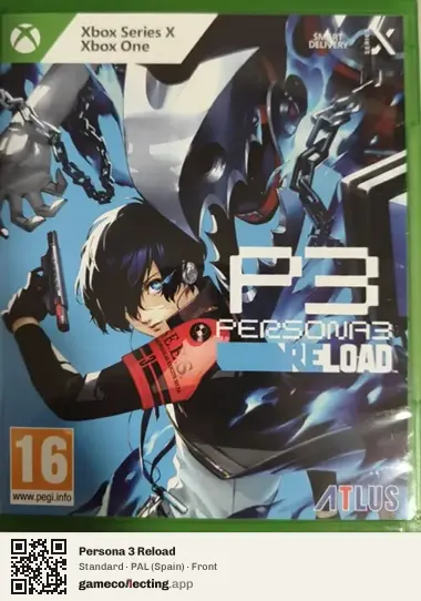 Persona 3 Reload Xbox Series X, Spain box front