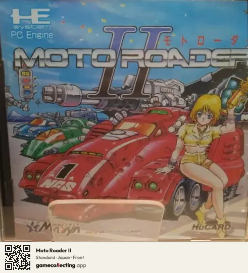 Moto Roader II TurboGrafx-16, Japan box front