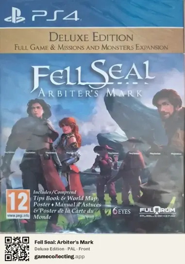 Fell Seal: Arbiter's Mark PlayStation 4, PAL box front