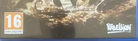 Strange Brigade, the PEGI square on its front