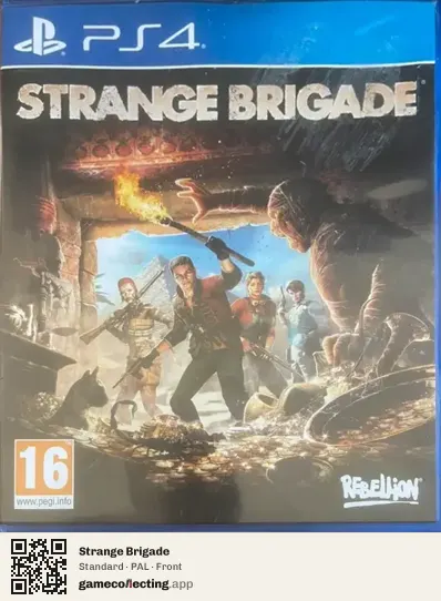 Strange Brigade PlayStation 4, PAL box front