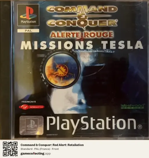 Command & Conquer: Red Alert: Retaliation PlayStation, France box front