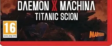 Daemon X Machina: Titanic Scion, the PEGI square on its front