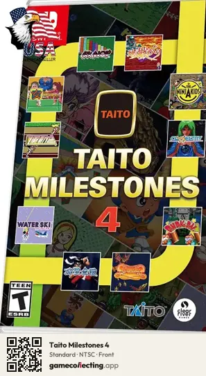 Taito Milestones 4 Nintendo Switch, NTSC box front