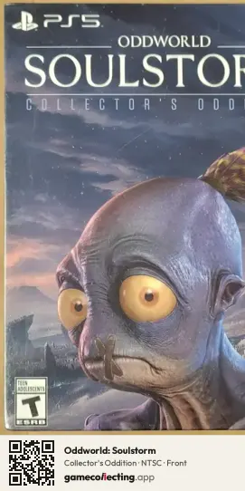 Oddworld: Soulstorm PlayStation 5, NTSC box front