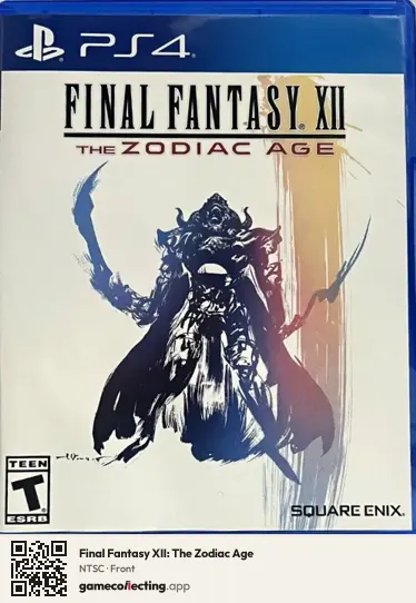 Final Fantasy XII: The Zodiac Age PlayStation 4, NTSC box front