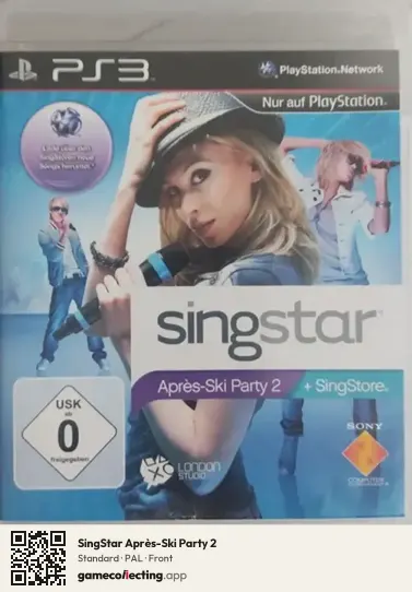 SingStar Après-Ski Party 2 PlayStation 3, PAL box front