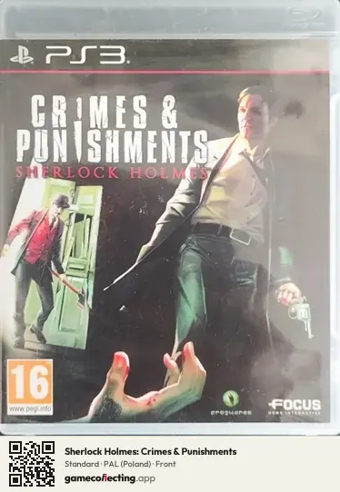 Sherlock Holmes: Crimes & Punishments PlayStation 3, Poland box front