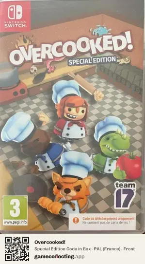 Overcooked! Nintendo Switch, France box front
