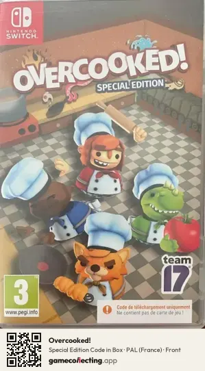 Overcooked! Nintendo Switch, France box front