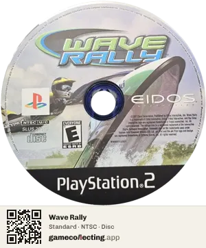 Wave Rally PlayStation 2, NTSC disc
