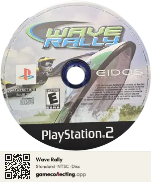 Wave Rally PlayStation 2, NTSC disc