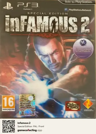 Infamous 2 PlayStation 3, PAL box front