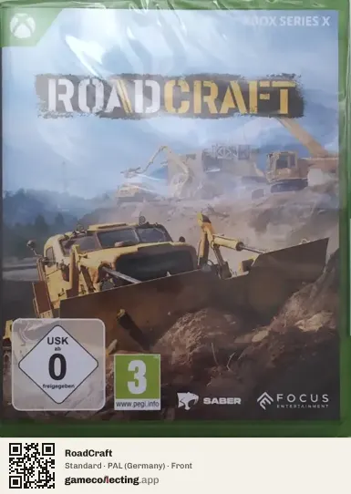 RoadCraft Xbox Series X, Germany box front