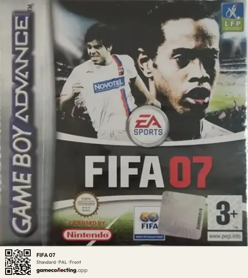 FIFA 07 Game Boy Advance, PAL box front