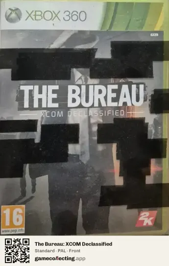 The Bureau: XCOM Declassified Xbox 360, PAL box front