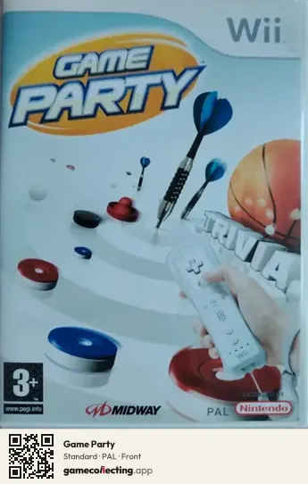 Game Party Nintendo Wii, PAL box front