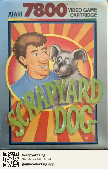 Scrapyard Dog Atari 7800, PAL box front