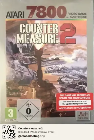 Countermeasure 2 Atari 7800, Germany box front
