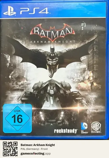 Batman: Arkham Knight PlayStation 4, Germany box front