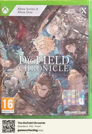 The DioField Chronicle Xbox Series X, PAL box front