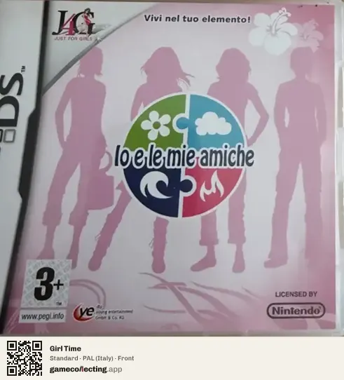 Girl Time Nintendo DS, Italy box front
