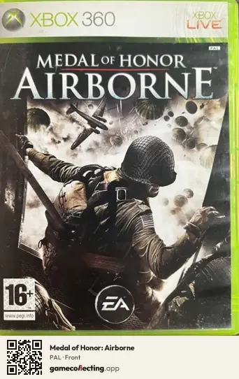Medal of Honor: Airborne Xbox 360, PAL box front
