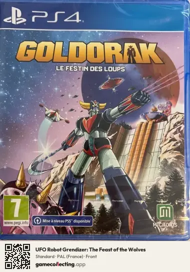 UFO Robot Grendizer: The Feast of the Wolves PlayStation 4, France box front