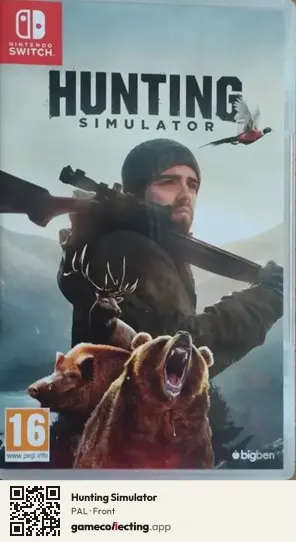 Hunting Simulator Nintendo Switch, PAL box front