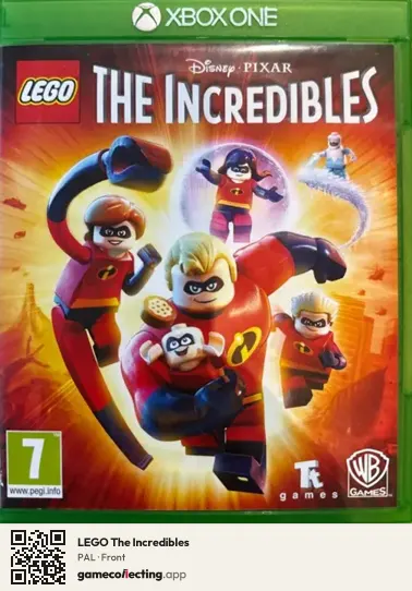 LEGO The Incredibles Xbox One, PAL box front
