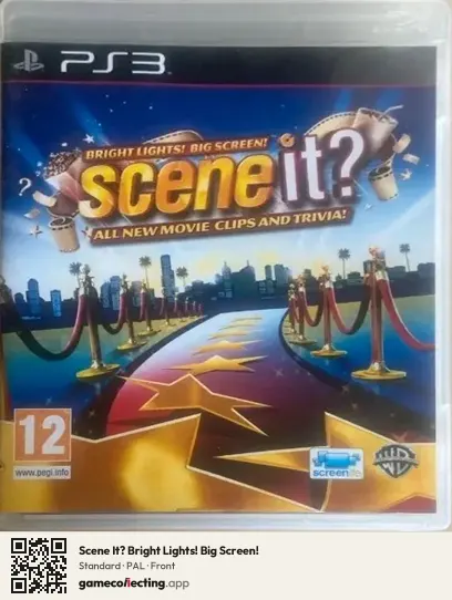 Scene It? Bright Lights! Big Screen! PlayStation 3, PAL box front