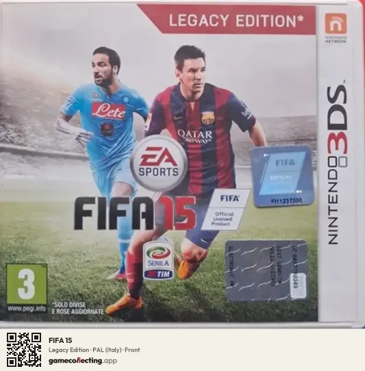 FIFA 15 Nintendo 3DS, Italy box front