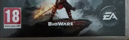 Dragon Age: Inquisition, the PEGI square on its front