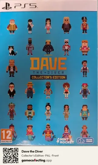 Dave the Diver PlayStation 5, PAL box front