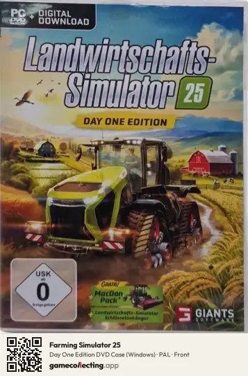Farming Simulator 25 Computer, PAL box front