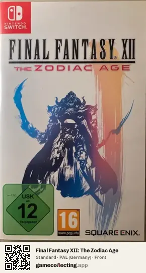Final Fantasy XII: The Zodiac Age Nintendo Switch, Germany box front